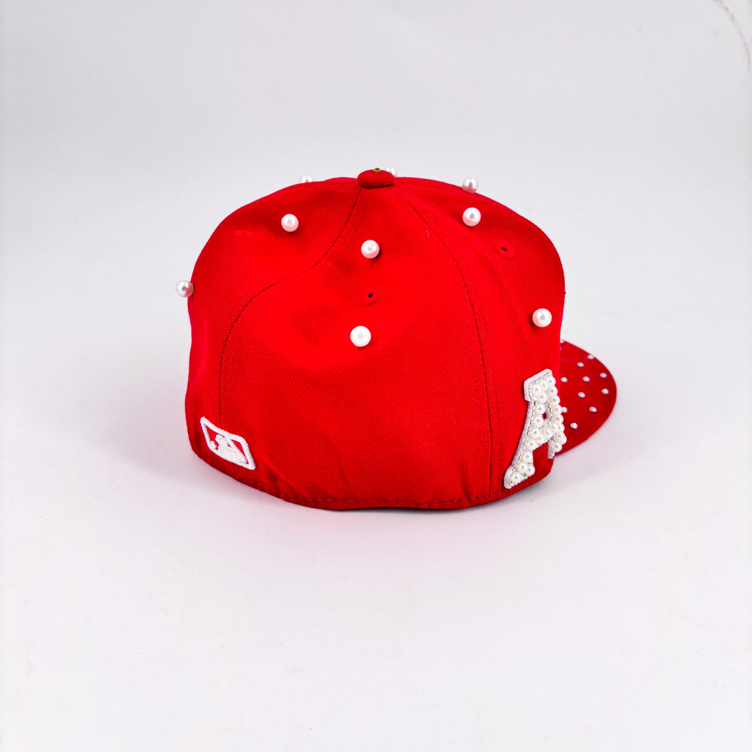 Custom fitted Caps “Thorns Red"