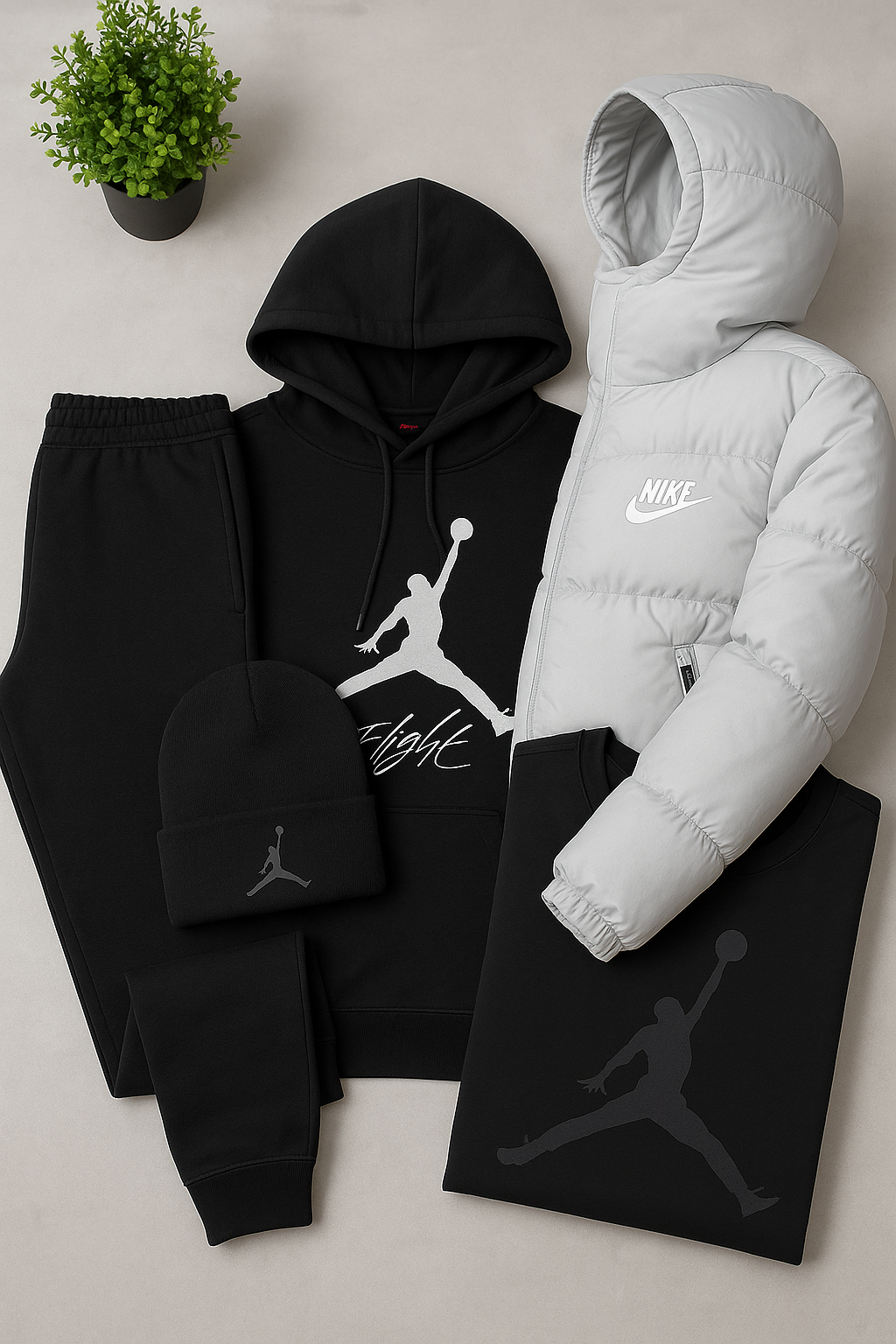 Ensemble Complet Jr™ – Sweat, Pantalon, Doudoune & T-shirt