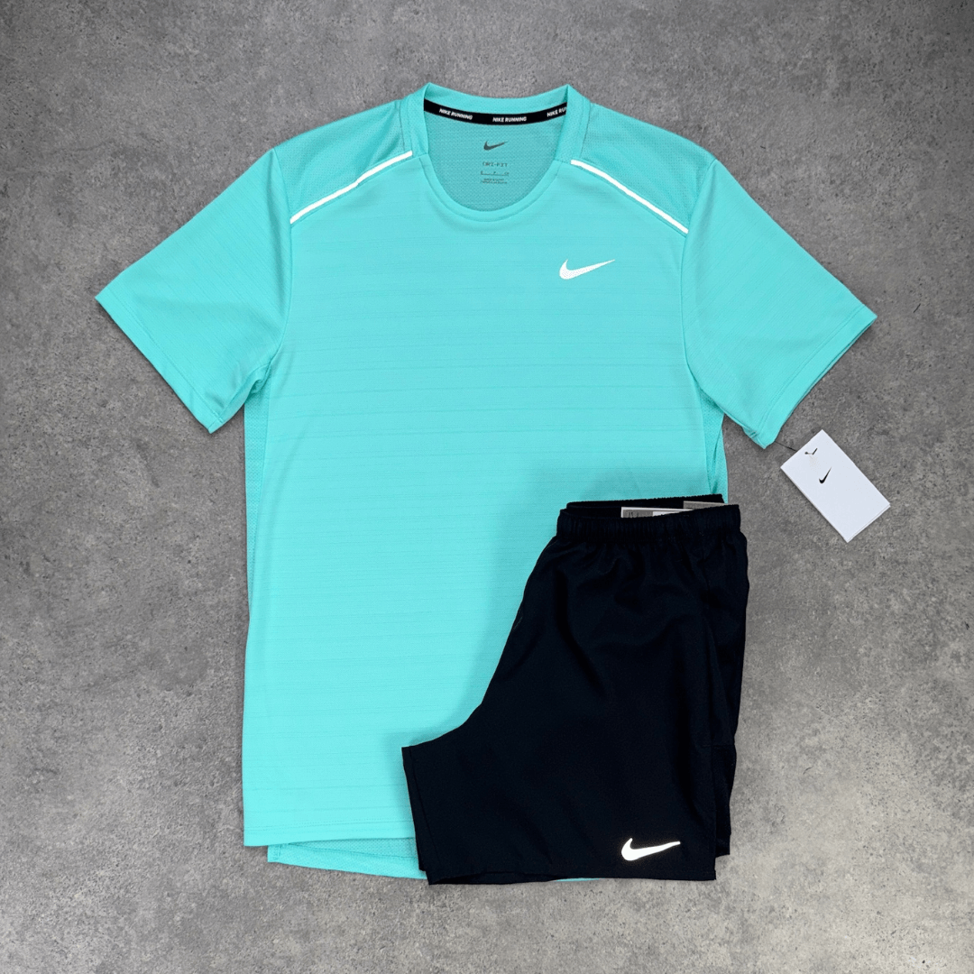Nike Miler 1.0 Set 'Hyper Turquoise/Black'