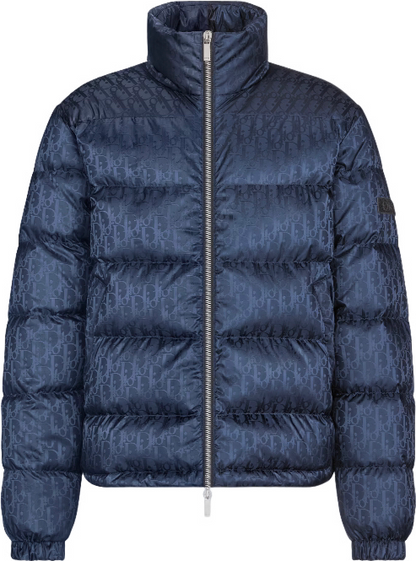 Dior - Doudoune CD oblique Bleu Nuit