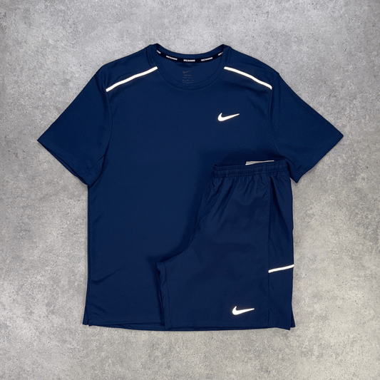 Nike Miler 1.0 Shorts Set 'Midnight'