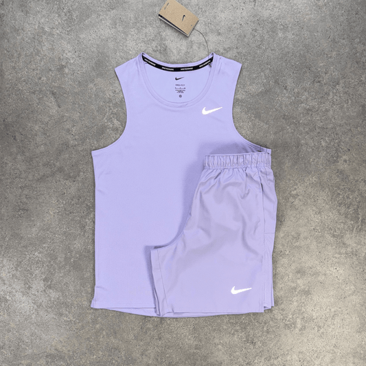 Nike Miler 1.0 Vest Set 'Hydrangea'