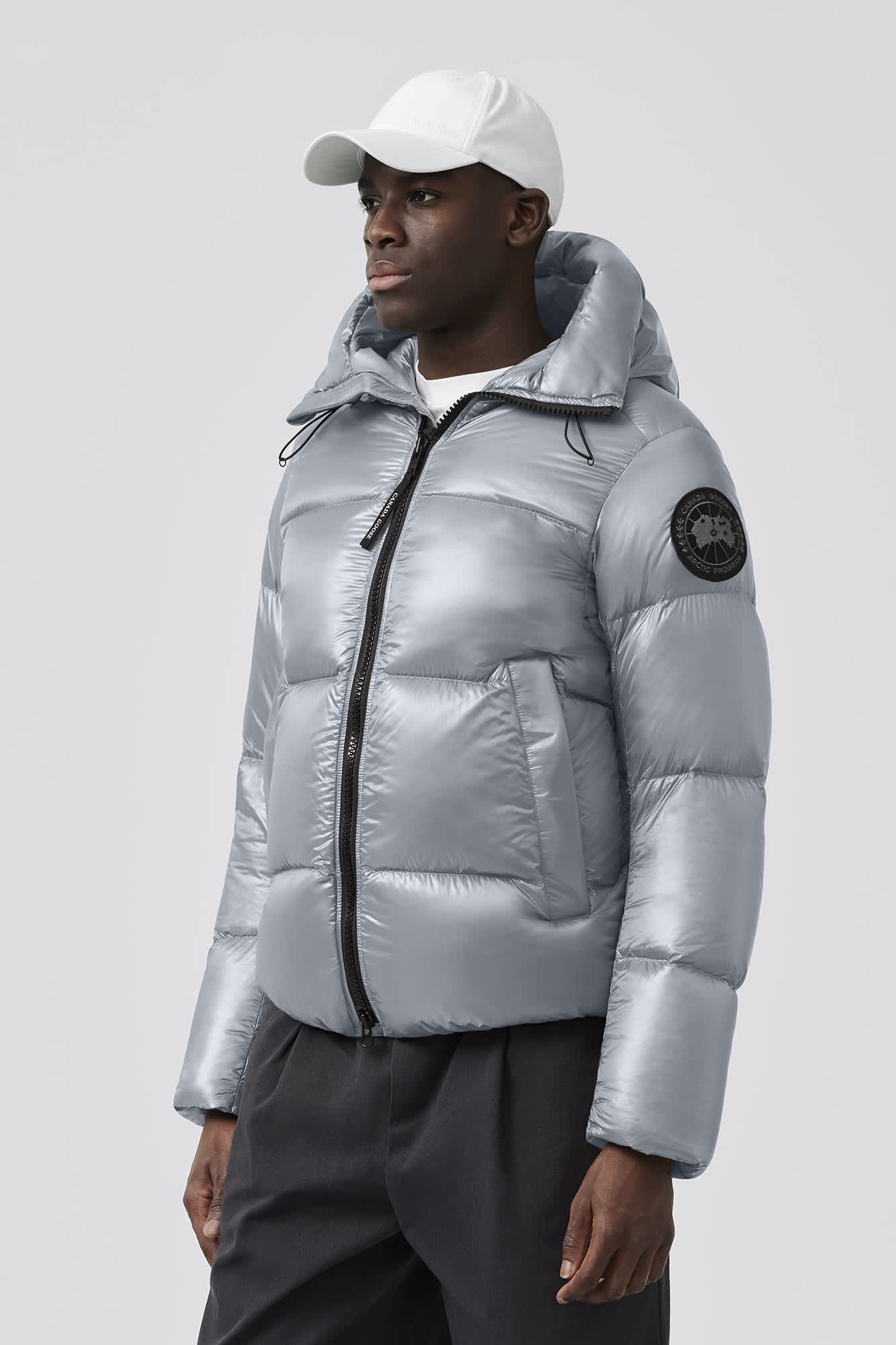 Canada Goose - Doudoune Crofton Argentée
