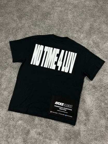 Corteiz No Time 4 Luv Black Tee Shirt