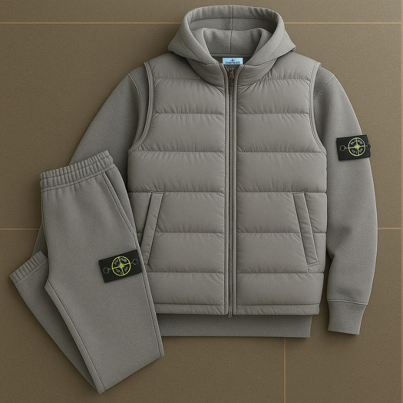 Ensemble Premium SI™ – Veste Matelassée & Pantalon de Jogging