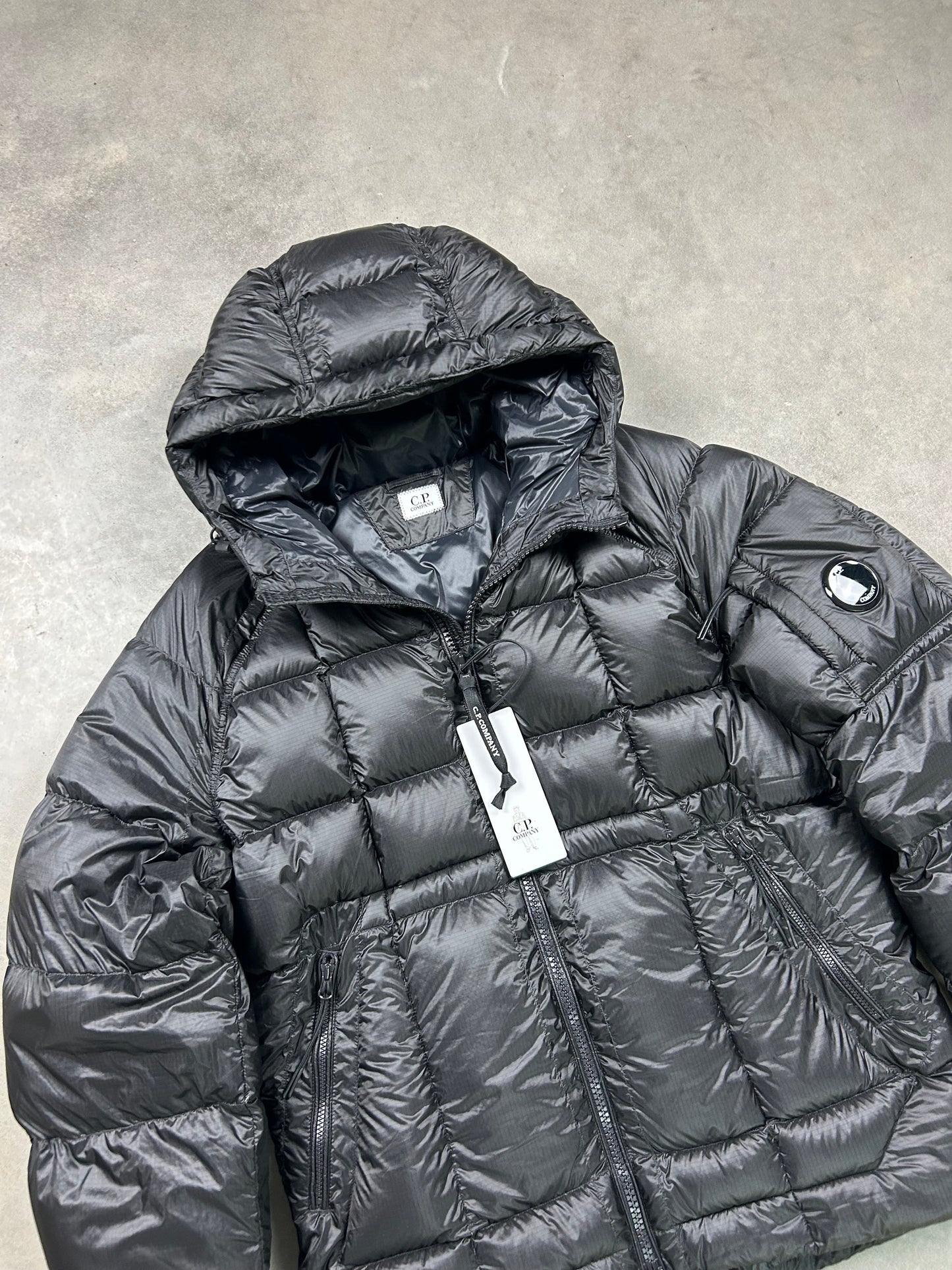 C.P Company D.D Shell Black Puffer Jacket