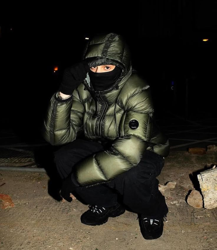 C.P Company - Doudoune C.P Vert Kaki
