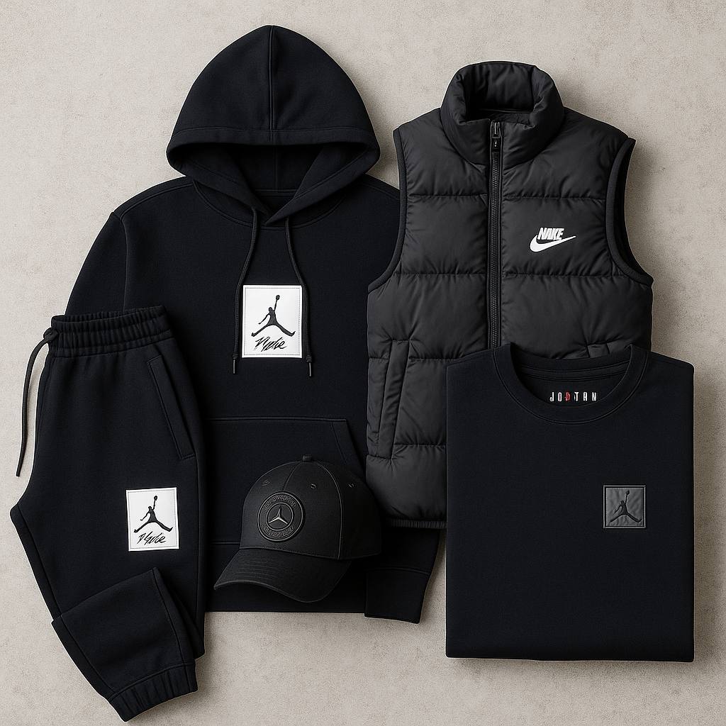 Ensemble Complet Jord™ – Sweat, Pantalon, Doudoune & T-shirt