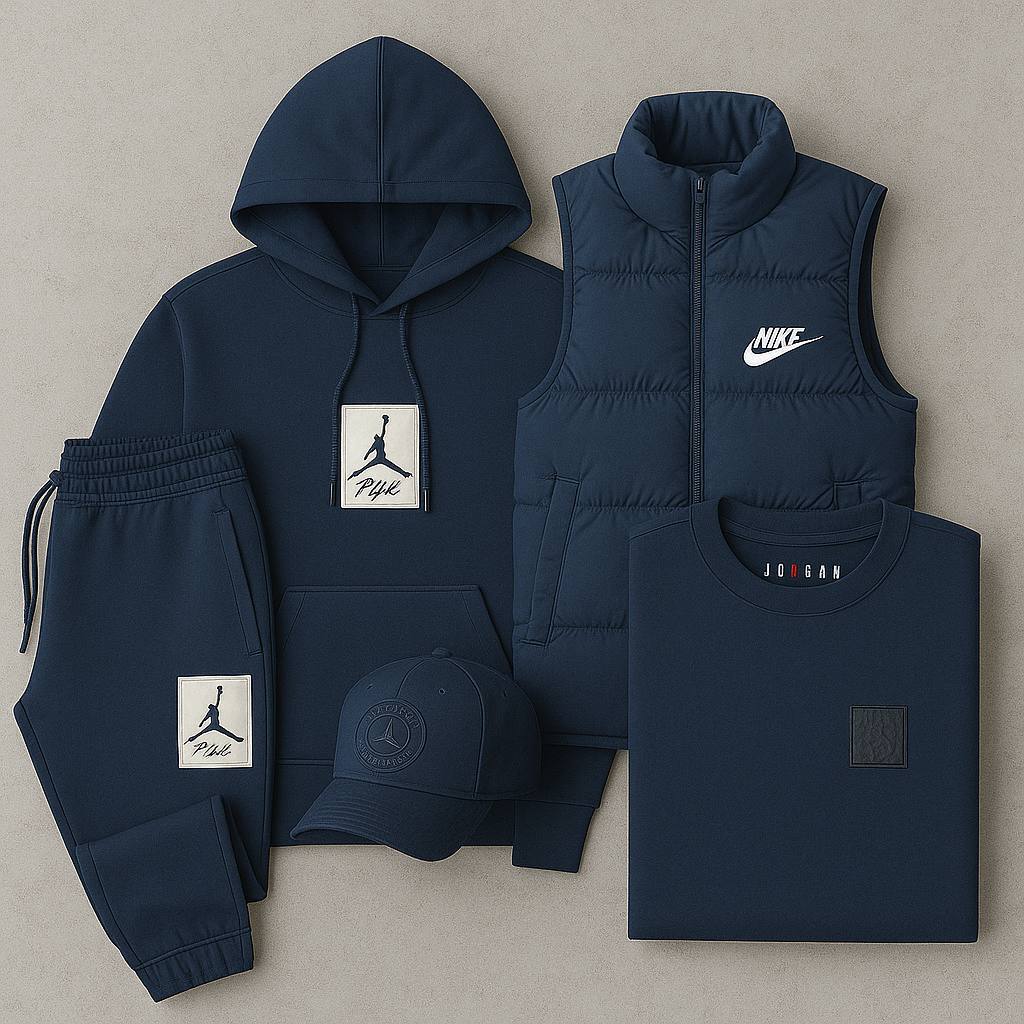 Ensemble Complet Jord™ – Sweat, Pantalon, Doudoune & T-shirt