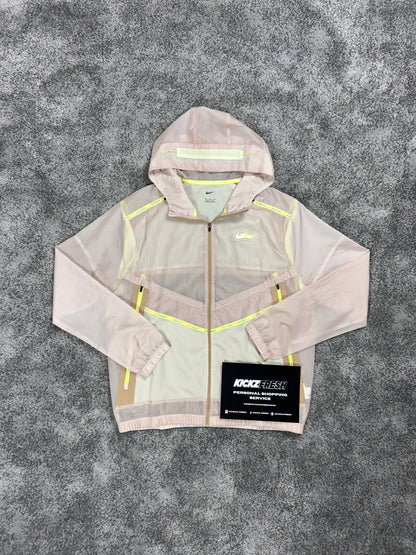 Nike Wildrun Windrunner Jacket Beige Lime