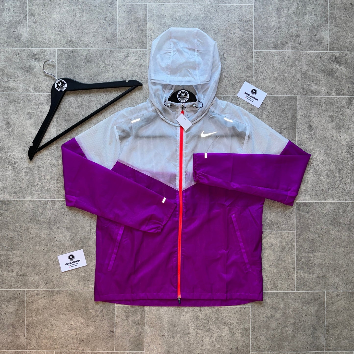 NIKE ‘RARE’ UV JACKET - GRAPE/WHITE