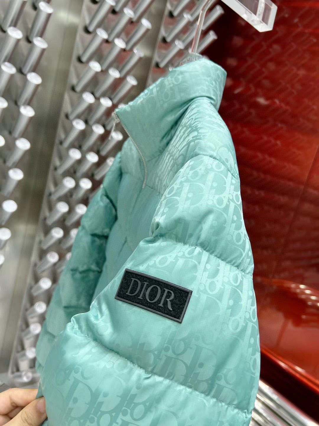 Dior - Doudoune CD oblique Vert