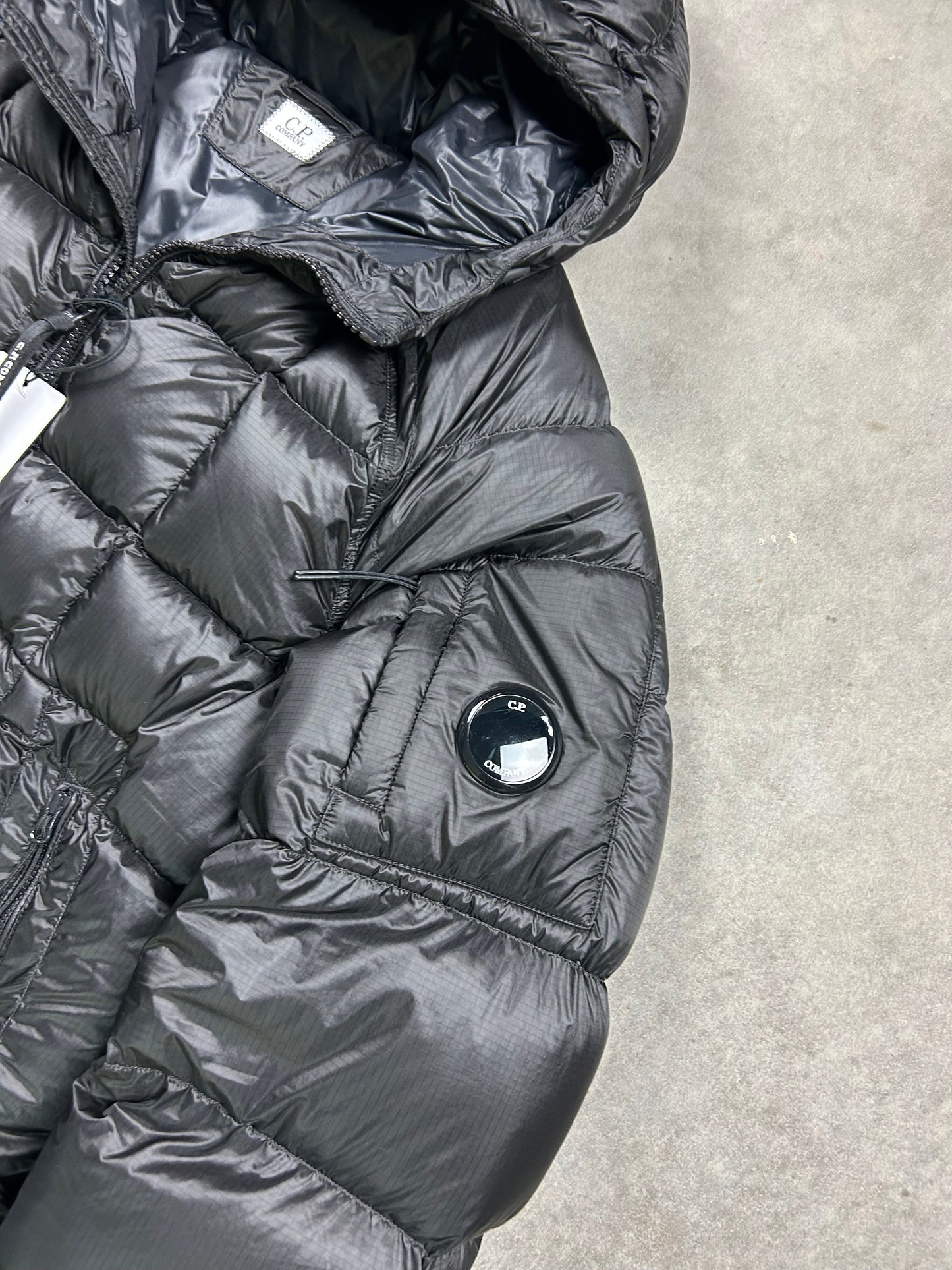 C.P Company D.D Shell Black Puffer Jacket