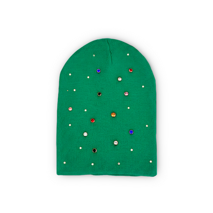 Custom green beanie lisabon