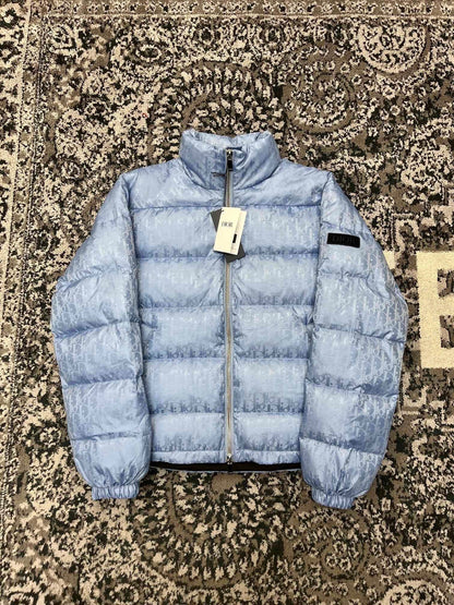 Dior - Doudoune CD oblique Bleu Ciel