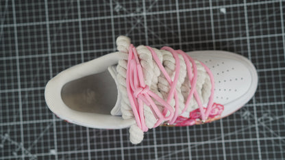 Custom Sneakers “ROPE LACES” Flowers Muster (Dunk)