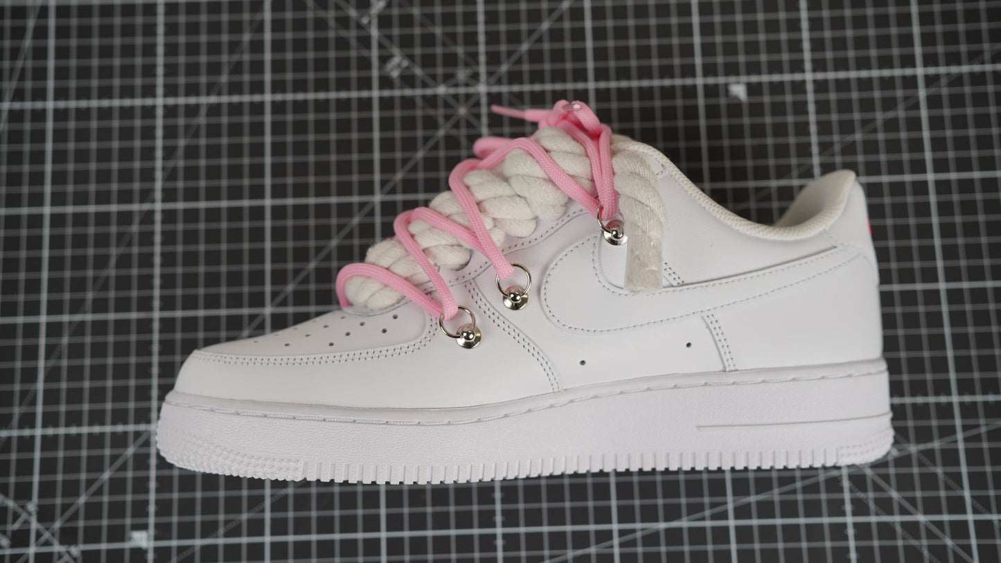 Custom Sneakers “ROPE LACES” Flowers Muster (Dunk)