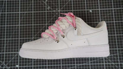 Custom Sneakers “ROPE LACES” Flowers Muster (Dunk)