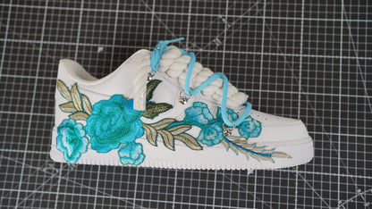 Custom Nike AF1 Weiß “ROPE LACES” Merveille