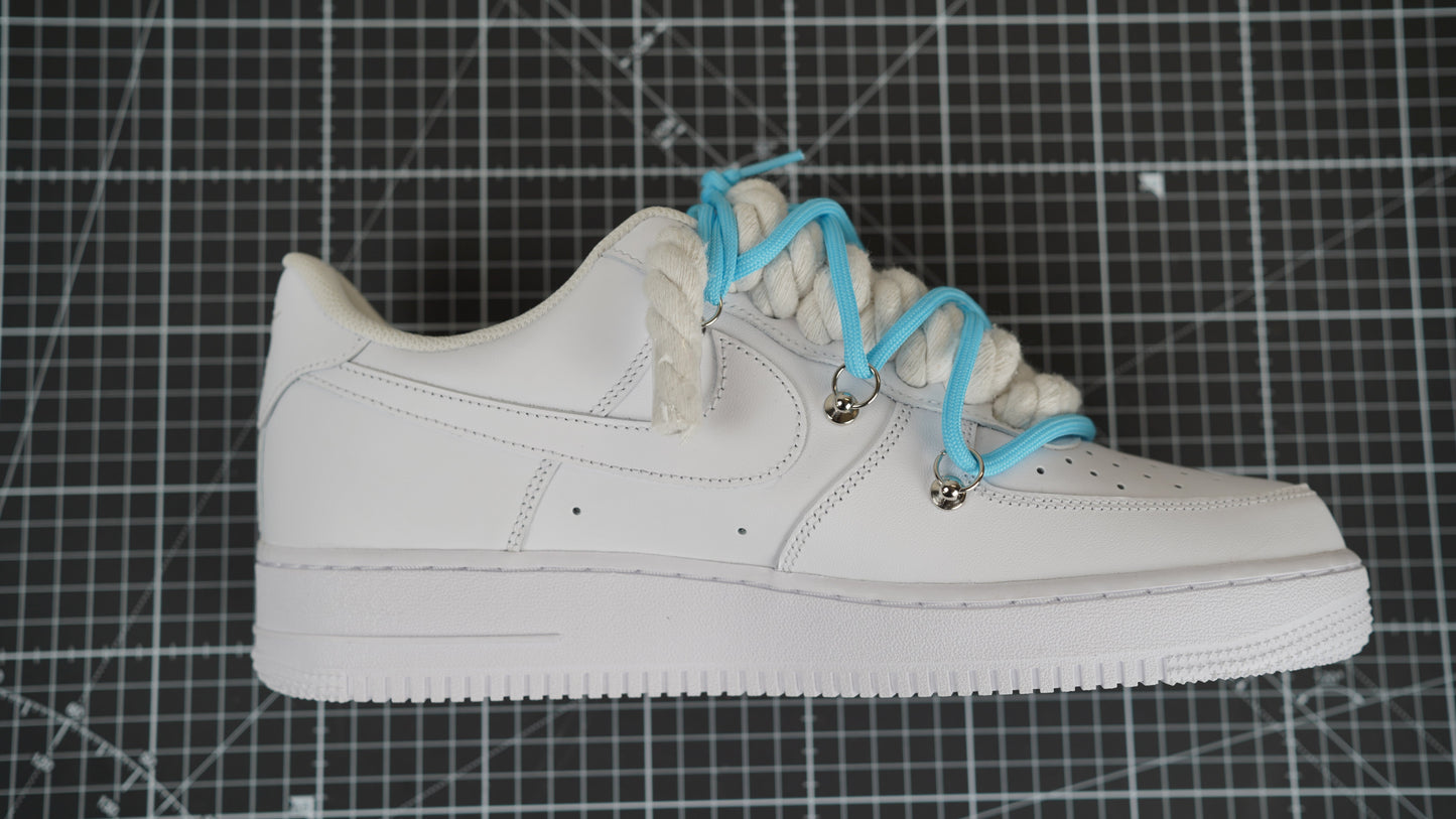Custom Sneakers “ROPE LACES” Flowers Muster (Dunk)