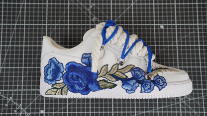 Custom Sneakers “ROPE LACES” Flowers Muster (Dunk)