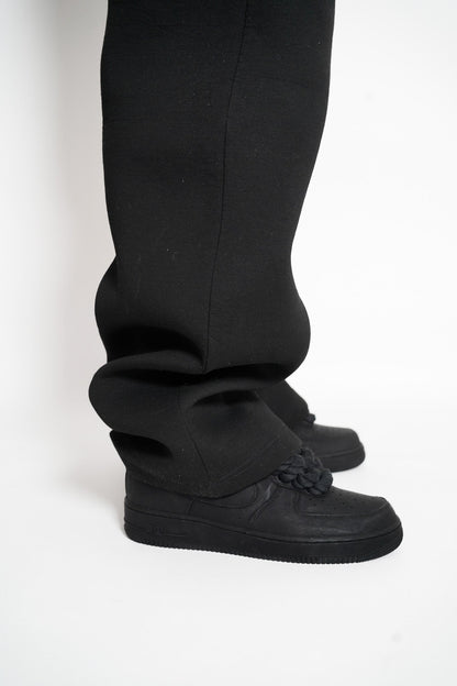 Custom Nike AF1 Ninja Black “Rope Laces”
