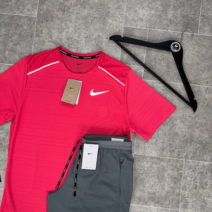 NIKE MILER 1.0 x FLEX SET - ASTER PINK/GREY