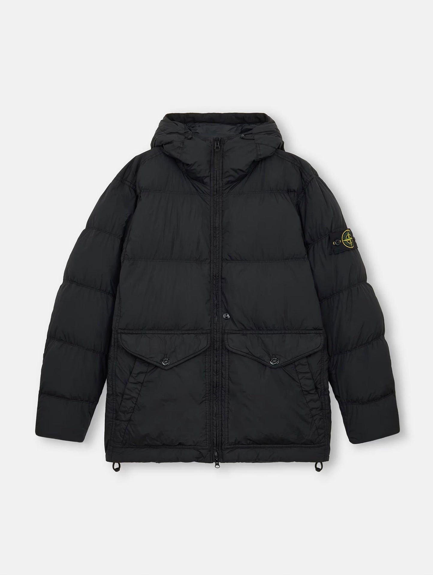 Stone Island - Doudoune Stone Island Crinkle Noir