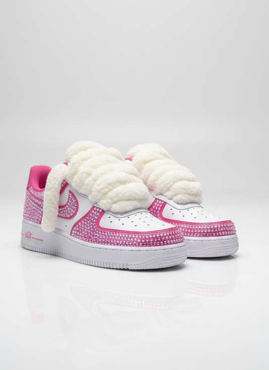 Air Force 1 Pink Velvet Diamond