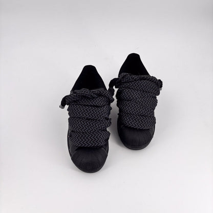 Custom Adidas Superstar Black Lanvin