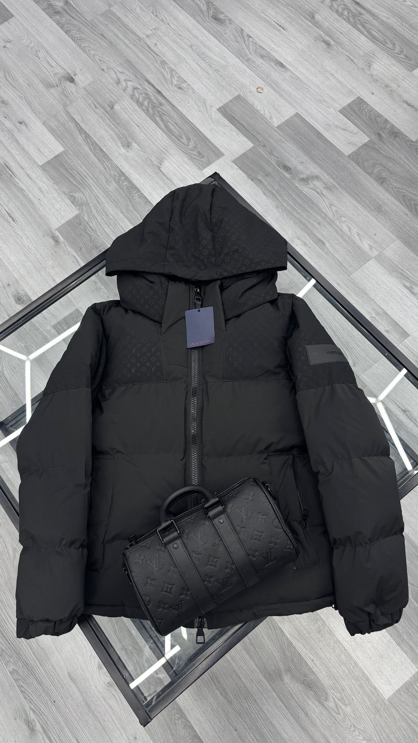 Louis Vuitton - Doudoune matelassé LV Iconic monogramme Noir