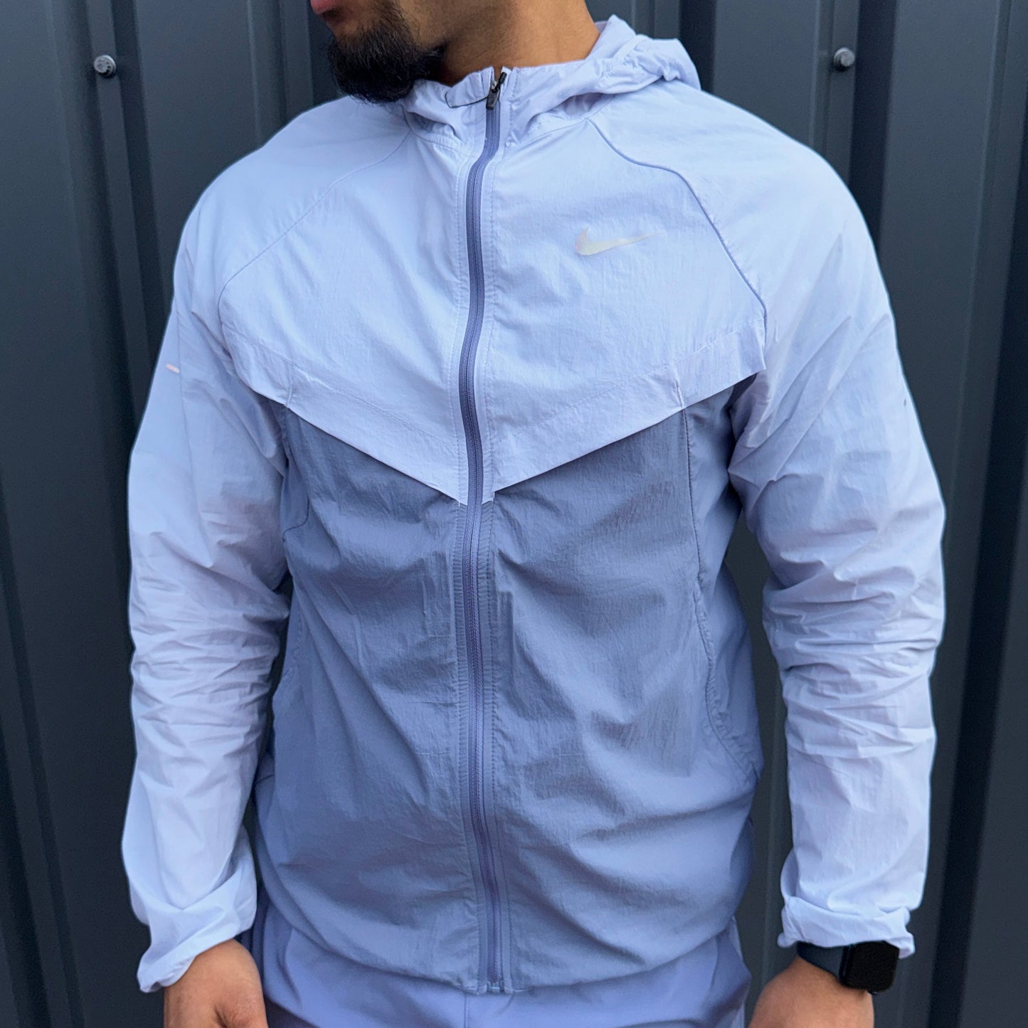 Nike Stride Jacket Shorts Set 'Indigo'