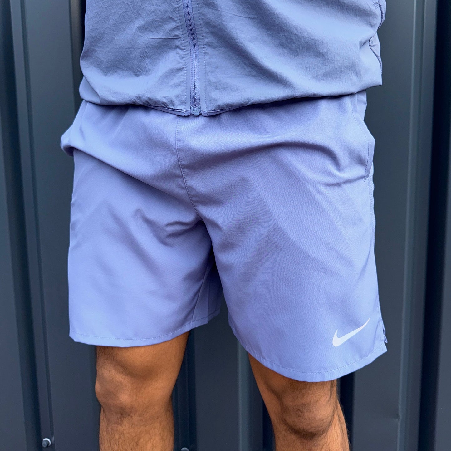 Nike Stride Jacket Shorts Set 'Indigo'