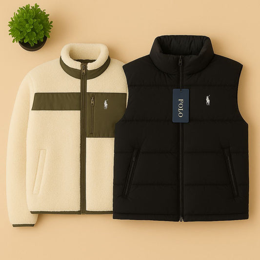 Ensemble Complet RL™ – Veste Polaire & Doudoune