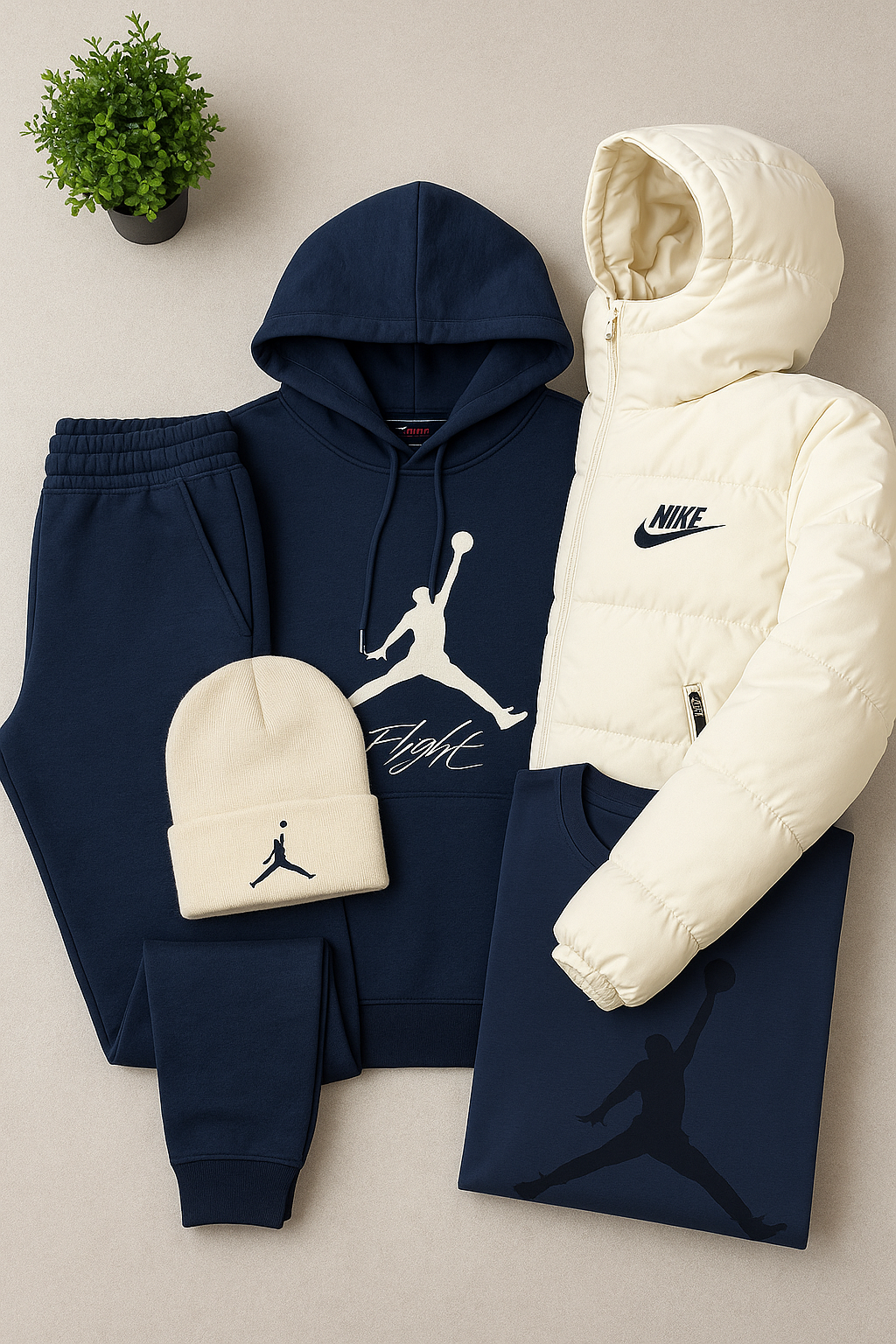 Ensemble Complet Jr™ – Sweat, Pantalon, Doudoune & T-shirt