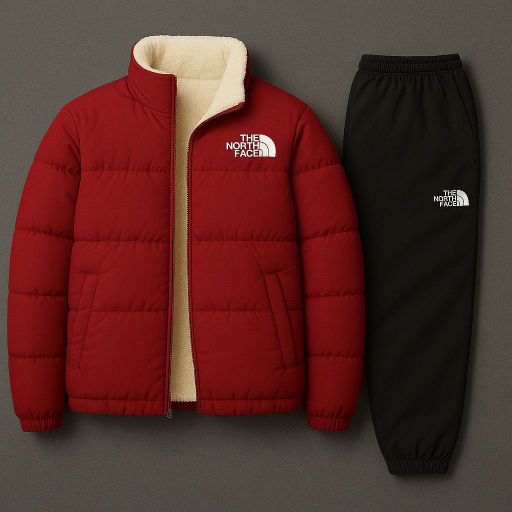 Doudoune d'Hiver Réversible + Pantalon Gratuit