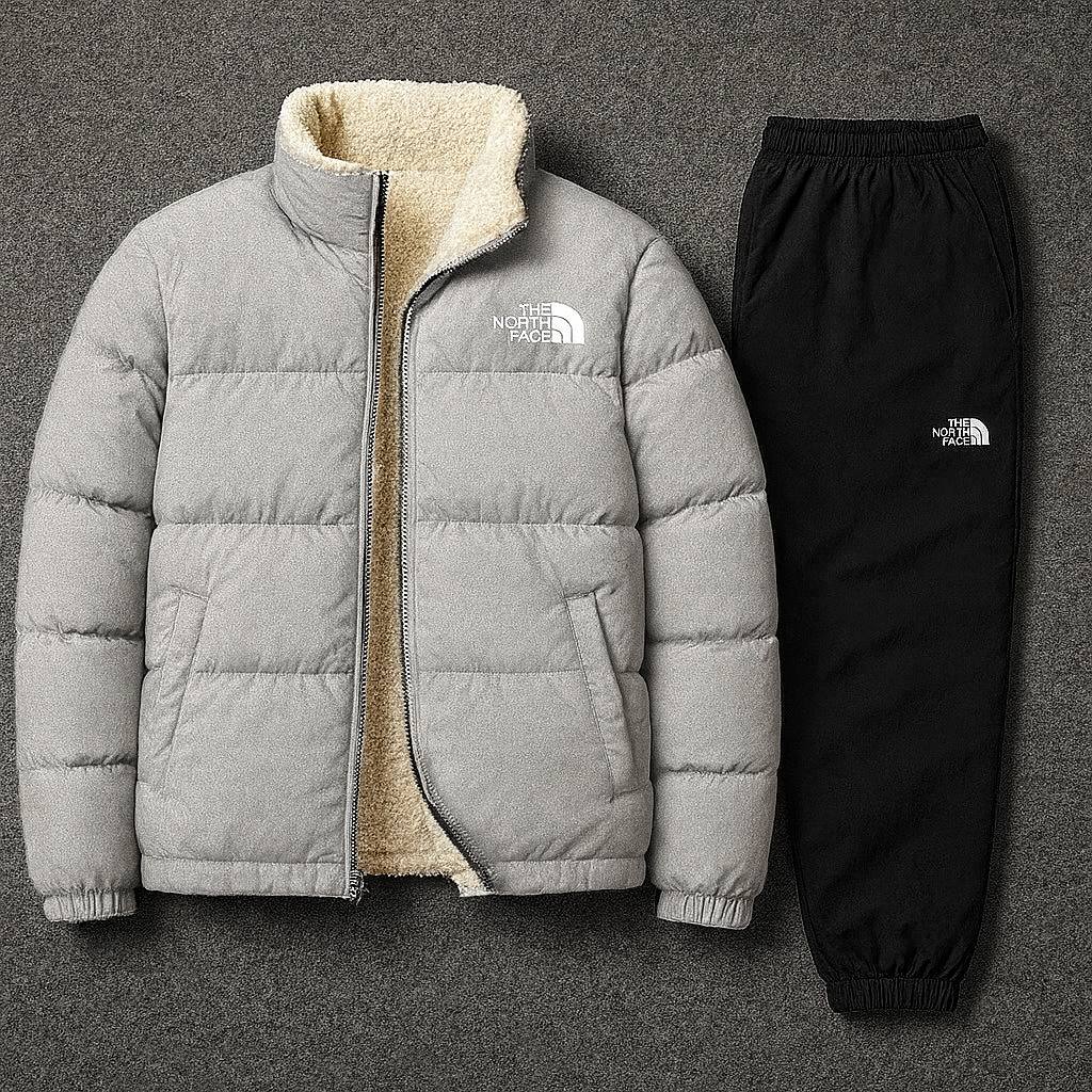 Doudoune d'Hiver Réversible + Pantalon Gratuit