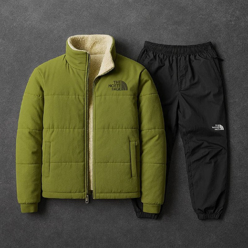 Doudoune d'Hiver Réversible + Pantalon Gratuit