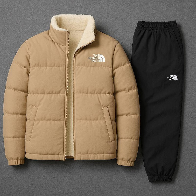 Doudoune d'Hiver Réversible + Pantalon Gratuit