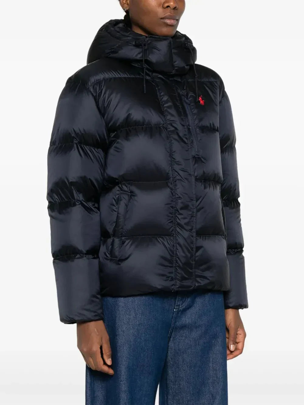 Ralph hooded puffer jacket Bleu Marine